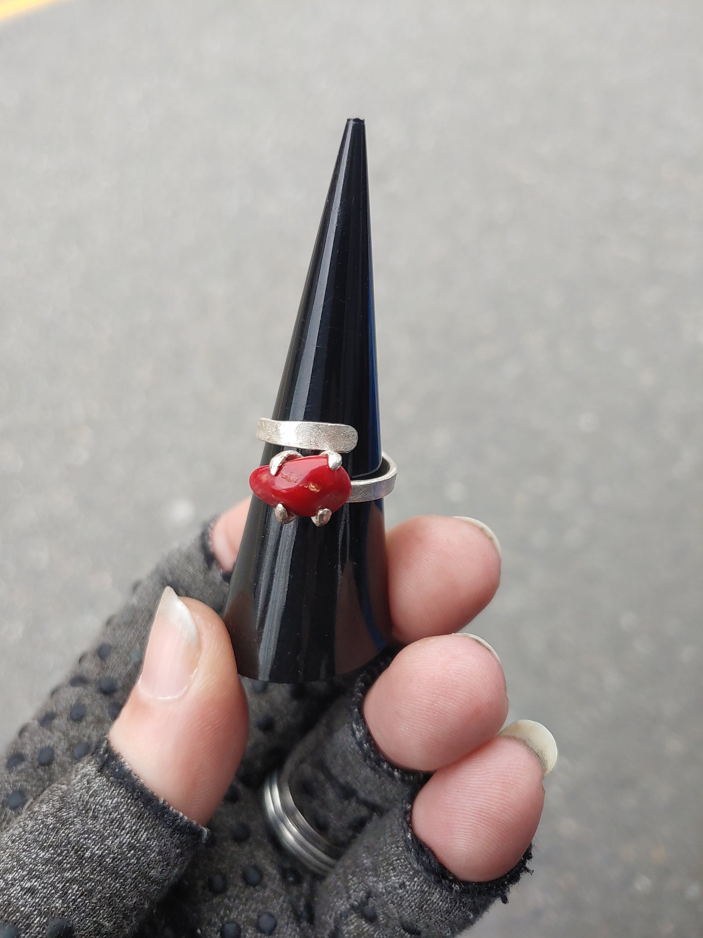 Semi-precious stone rings