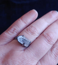 Load image into Gallery viewer, Blackened quartz point