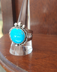 Sleeping Beauty Turquoise Statement Ring