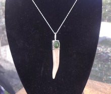 Load image into Gallery viewer, Antler and Jade Necklace