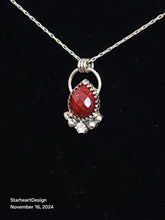 Load image into Gallery viewer, Ruby Teardrop
