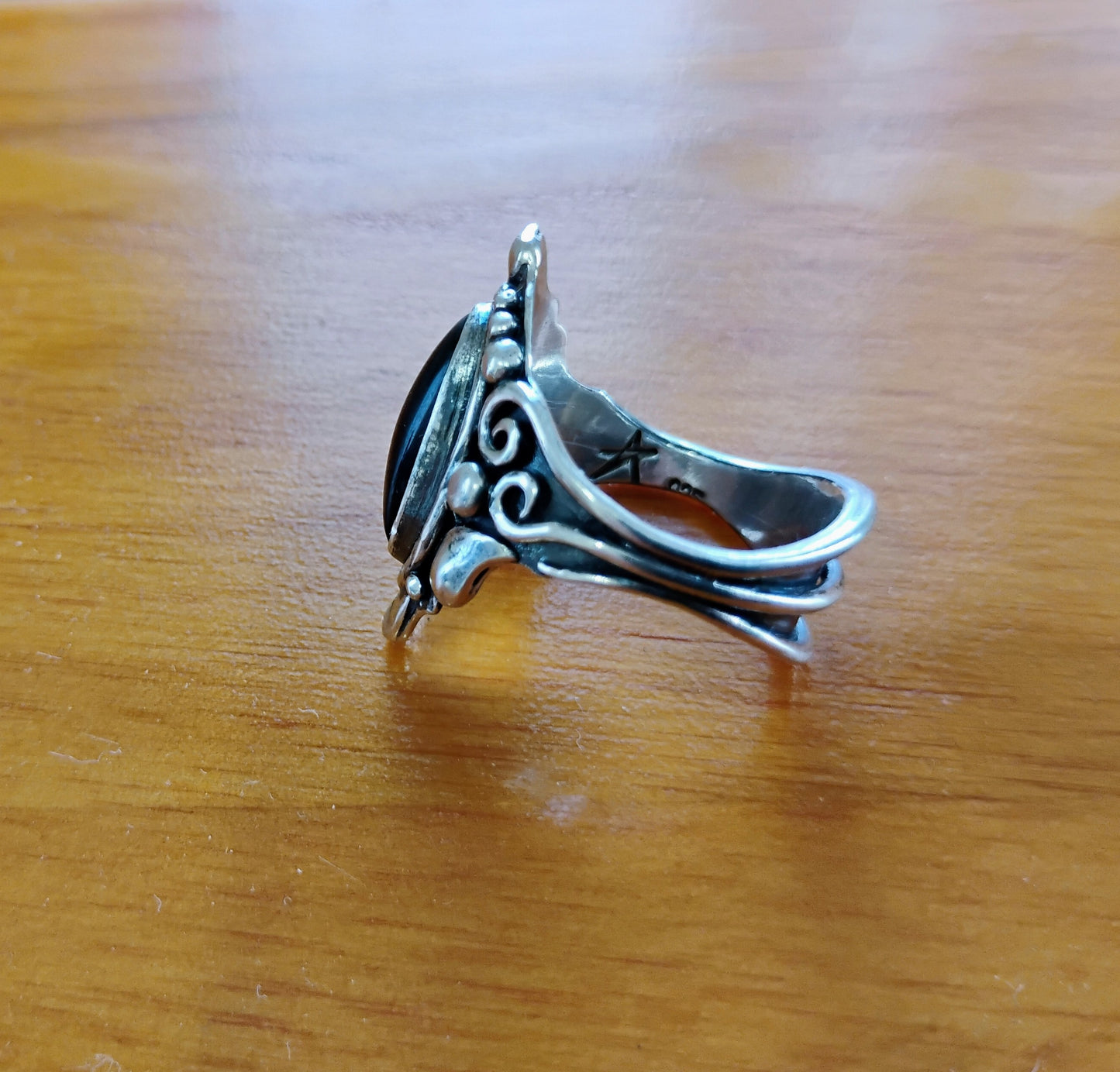 Star Sapphire Silver ring