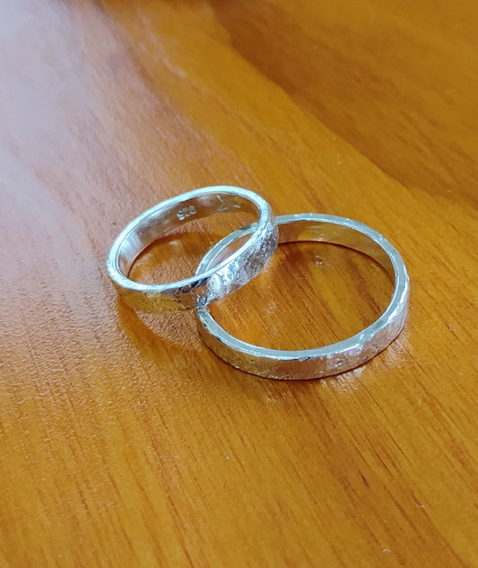 Hammered Sterling Silver ring