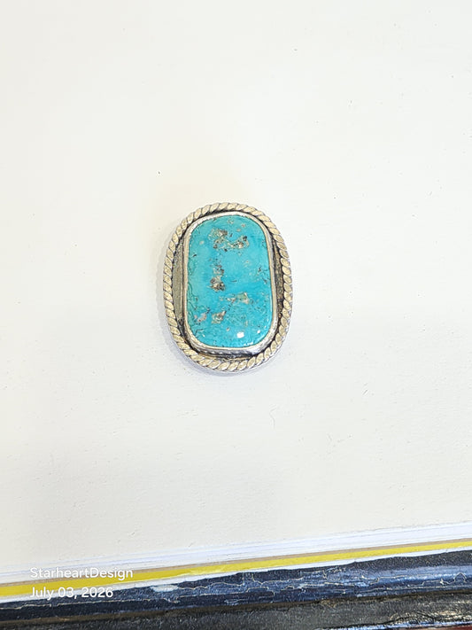 Turquoise Bolo, large stone