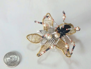 Pearl Spider Broach