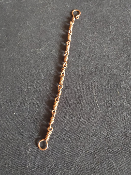 Copper link bracelet