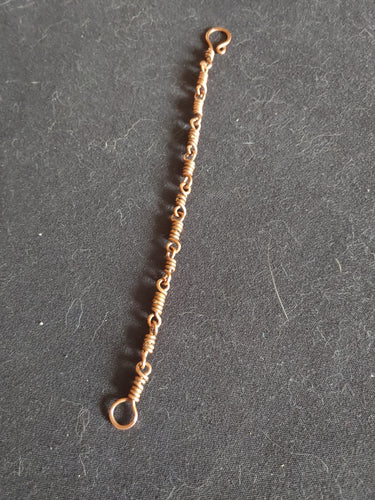 Copper link bracelet