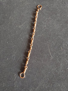 Copper link bracelet