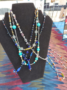 Single strand beaded necklace
