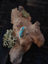 Load image into Gallery viewer, Morenci Turquoise Sterling Silver ring