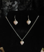 Load image into Gallery viewer, Rose-quartz dangle earrings