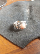 Load image into Gallery viewer, Renaissance Style Peach Agate Ring