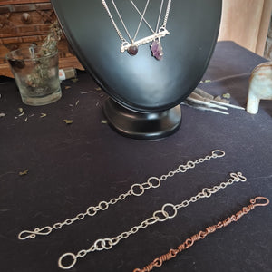 Copper link bracelet