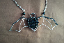 Load image into Gallery viewer, Woven Bat Necklace